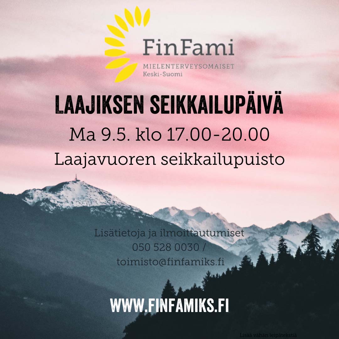 FinFami Keski-Suomen seikkailupäivä Laajavuoressa