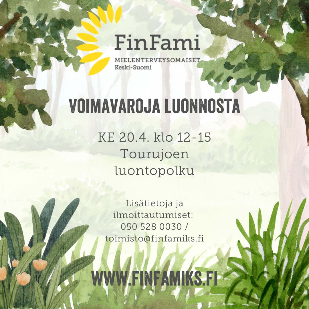 FinFami Keski-Suomen luontoryhmä alkaa